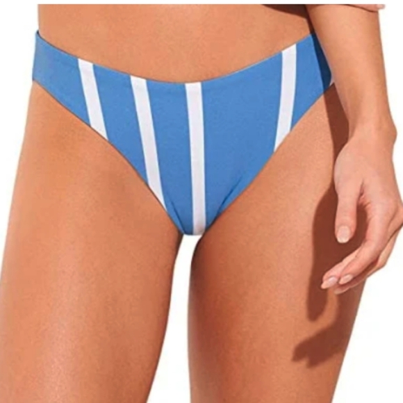 Maaji Sail Sublimity Bikini Bottom - Blue. Size XL - Picture 11 of 11